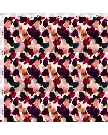 Brush strokes 02 – malarskie plamy, bordo i róż | Mamidu