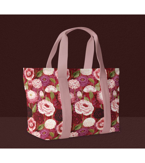 Cottage garden 01 – cottage garden floral fabric | Mamidu