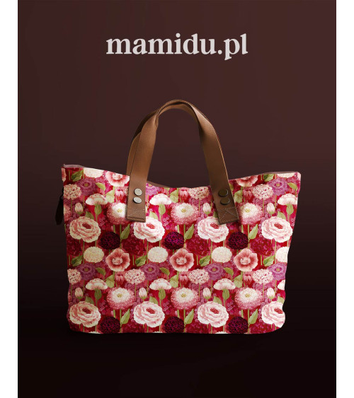 Cottage garden 01 – cottage garden floral fabric | Mamidu