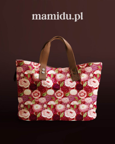 Cottage garden 01 – cottage garden floral fabric | Mamidu