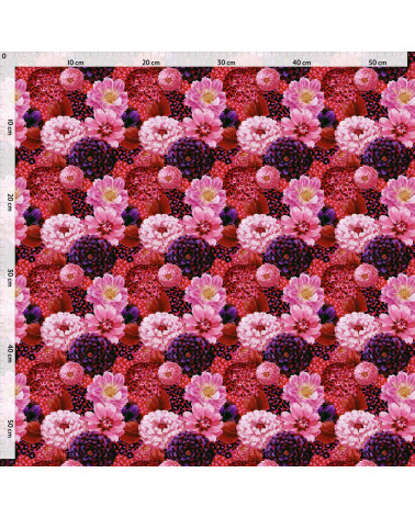 Dahlia leopard 01 – Dahlien auf Leopardenmuster | Mamidu