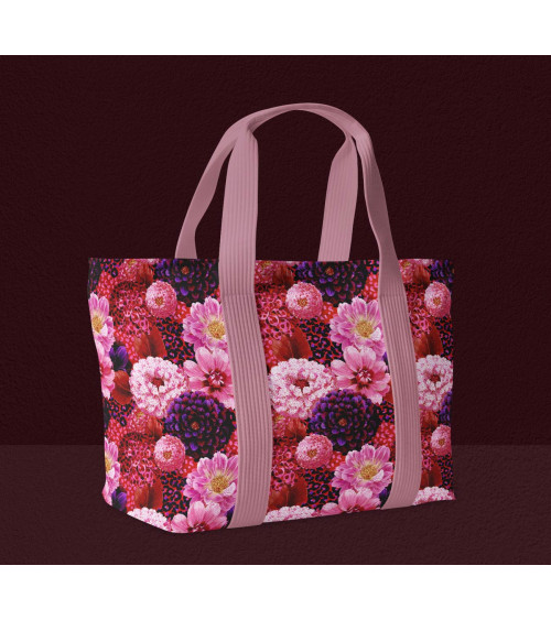 Dahlia leopard 01 – Dahlien auf Leopardenmuster | Mamidu