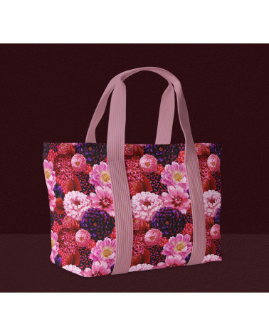 Dahlia leopard 01 – Dahlien auf Leopardenmuster | Mamidu