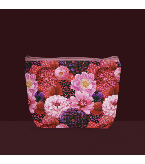 Dahlia leopard 01 – Dahlien auf Leopardenmuster | Mamidu