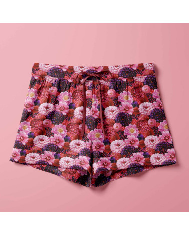 Dahlia leopard 01 – Dahlien auf Leopardenmuster | Mamidu