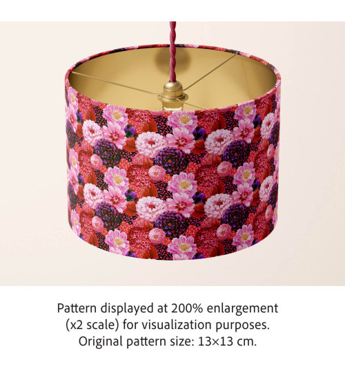 Dahlia leopard 01 – Dahlien auf Leopardenmuster | Mamidu
