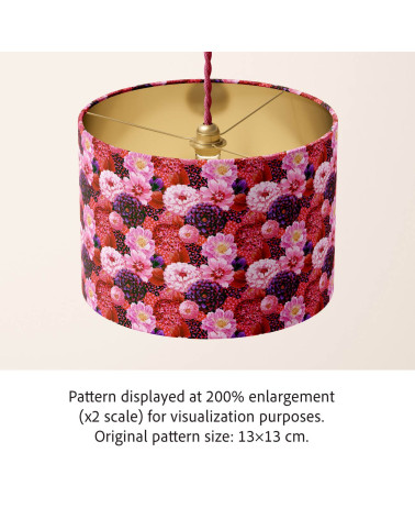 Dahlia leopard 01 – Dahlien auf Leopardenmuster | Mamidu