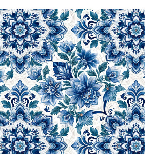 Delft floral 01 – Delfter Blumenmuster | Mamidu
