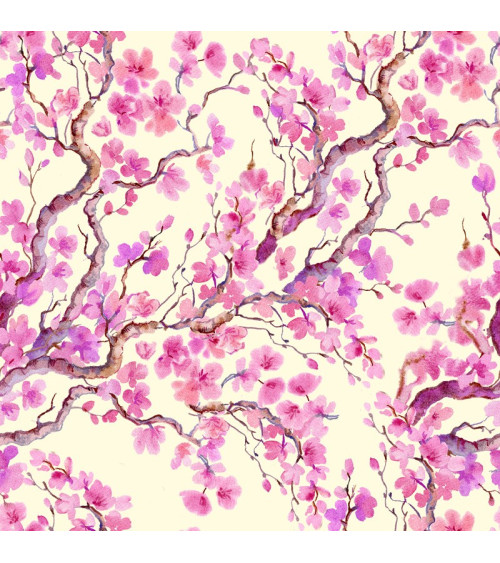 Polyester  Cherry blossoms 2