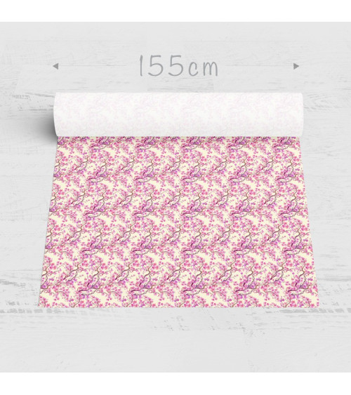 Polyester  Kirschblüten 2