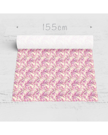 Polyester  Kirschblüten 2