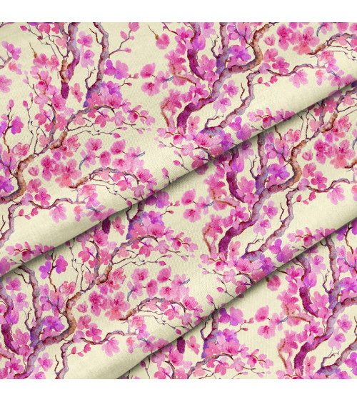 Polyester  Cherry blossoms 2