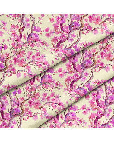 Polyester  Kirschblüten 2