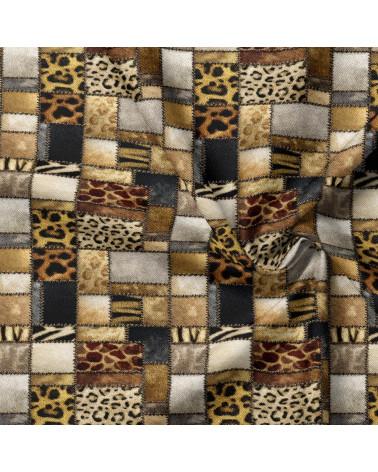 Fur patchwork 01 – animal fur patchwork fabric | Mamidu