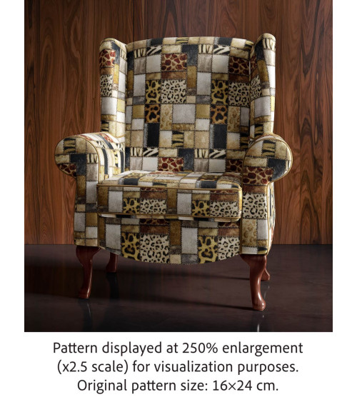 Fur patchwork 01 – animal fur patchwork fabric | Mamidu