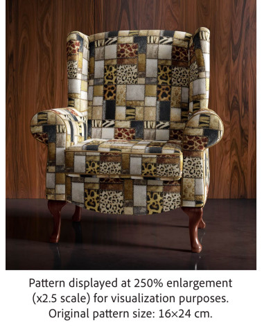 Fur patchwork 01 – animal fur patchwork fabric | Mamidu