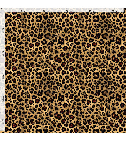 Leopard 42 – klassischer Leopard, Meterware | Mamidu