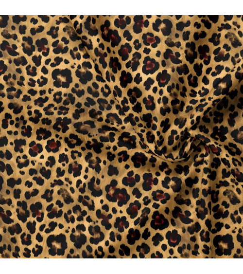 Leopard 42 – klassischer Leopard, Meterware | Mamidu