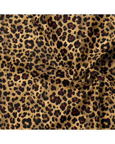 Leopard 42 – klassischer Leopard, Meterware | Mamidu