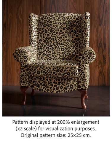 Leopard 42 – klassischer Leopard, Meterware | Mamidu