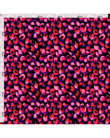 Neon leopard 02 – neonowa panterka na czerni | Mamidu