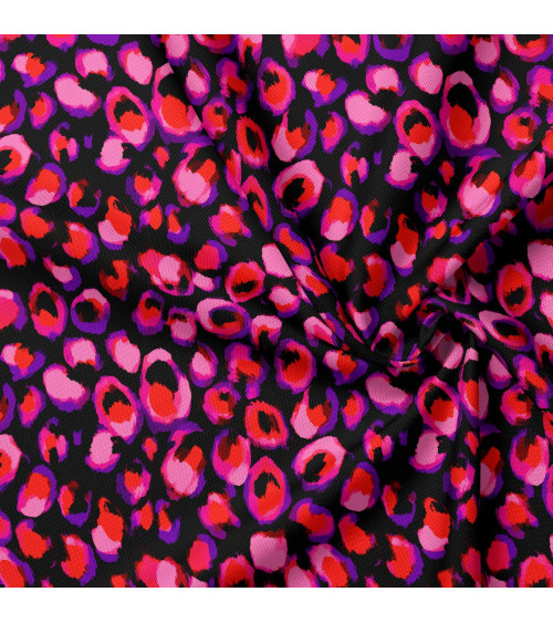 Neon leopard 02 – neonowa panterka na czerni | Mamidu