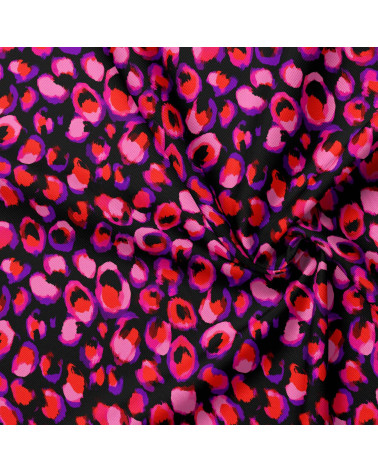 Neon leopard 02 – neonowa panterka na czerni | Mamidu