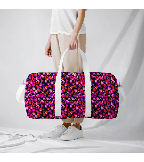 Neon leopard 02 – neonowa panterka na czerni | Mamidu