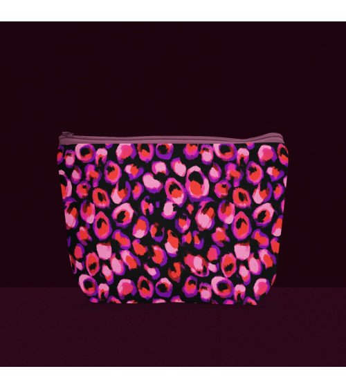 Neon leopard 02 – neonowa panterka na czerni | Mamidu