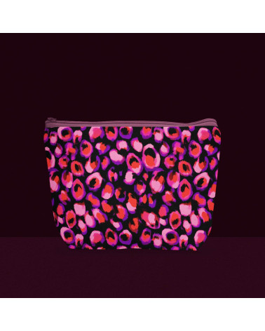 Neon leopard 02 – neonowa panterka na czerni | Mamidu