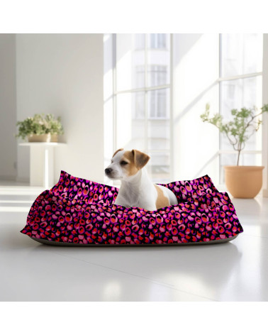 Neon leopard 02 – neonowa panterka na czerni | Mamidu