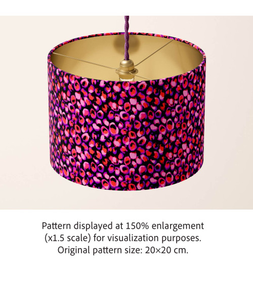 Neon leopard 02 – neonowa panterka na czerni | Mamidu