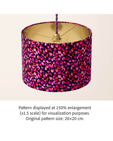 Neon leopard 02 – neonowa panterka na czerni | Mamidu