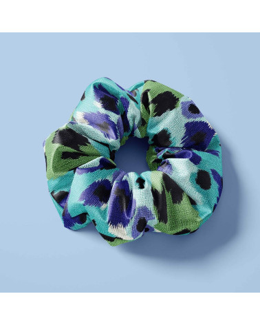 Ocean leopard 02 – Leopard-Ikat in Türkis | Mamidu