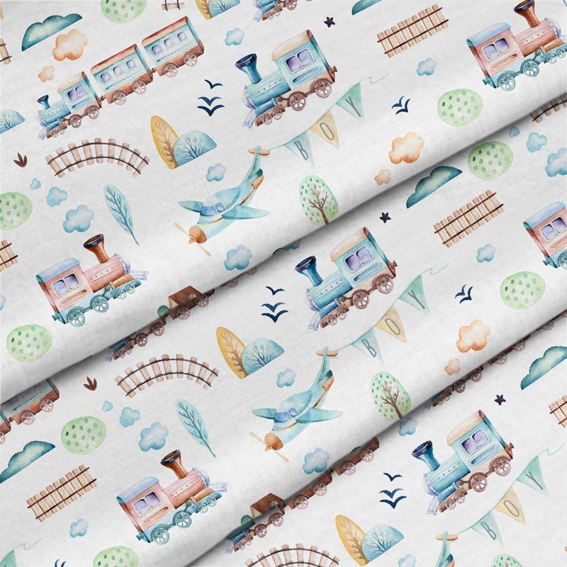 Boy's world  fabric