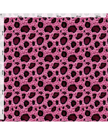 Pink fur 01 – różowa panterka, futro | Mamidu