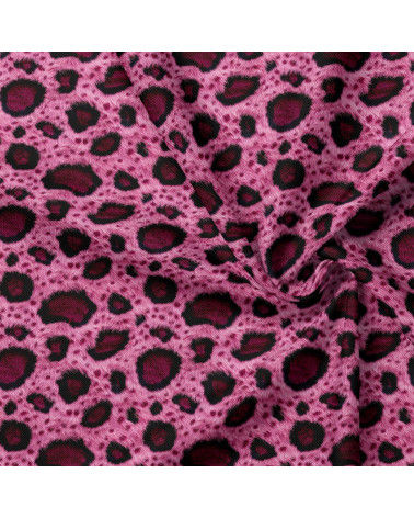 Pink fur 01 – różowa panterka, futro | Mamidu
