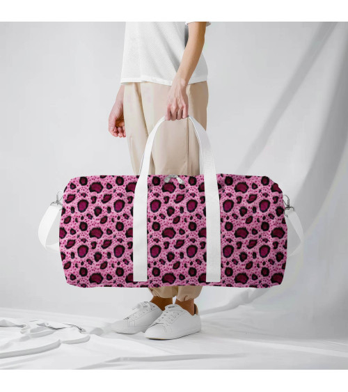 Pink fur 01 – różowa panterka, futro | Mamidu