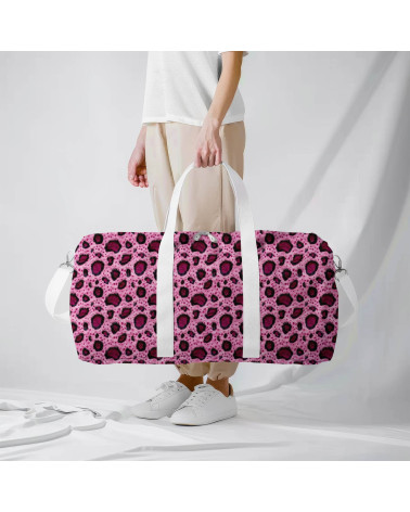 Pink fur 01 – różowa panterka, futro | Mamidu