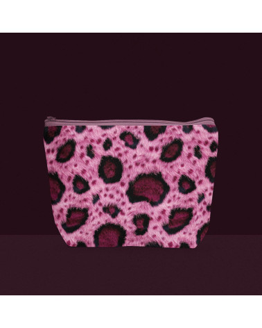 Pink fur 01 – różowa panterka, futro | Mamidu