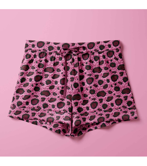 Pink fur 01 – różowa panterka, futro | Mamidu