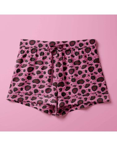Pink fur 01 – różowa panterka, futro | Mamidu