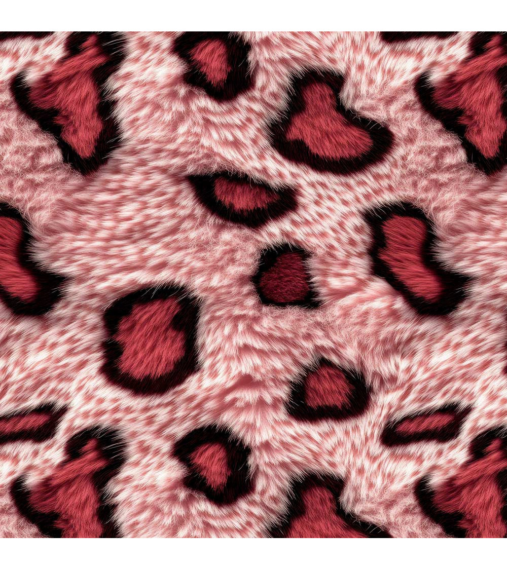 Pink fur 03 – altrosa Leopardenfell | Mamidu