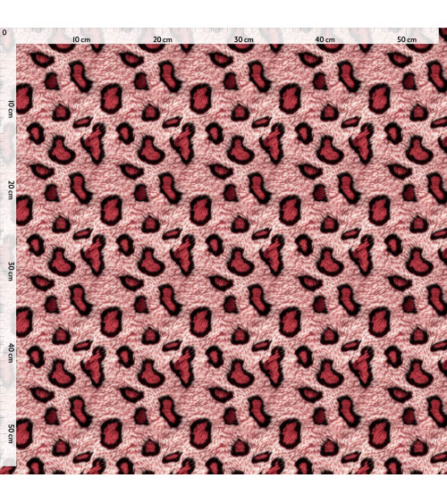 Pink fur 03 – altrosa Leopardenfell | Mamidu