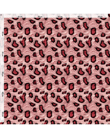 Pink fur 03 – altrosa Leopardenfell | Mamidu