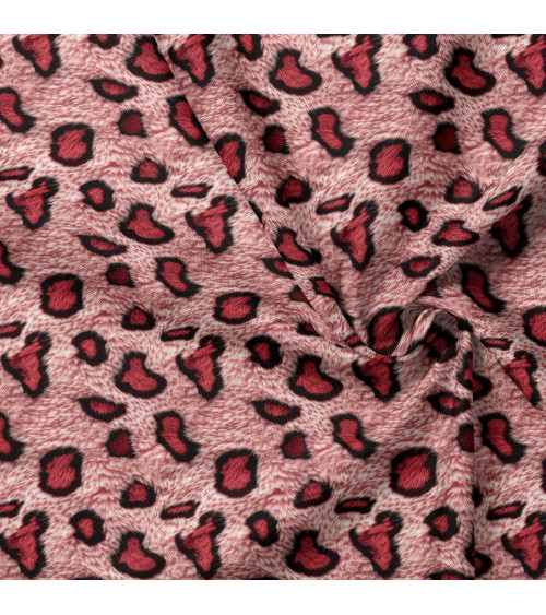 Pink fur 03 – altrosa Leopardenfell | Mamidu