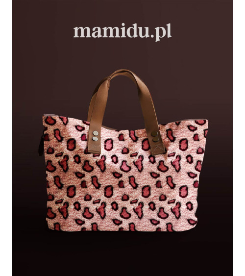 Pink fur 03 – altrosa Leopardenfell | Mamidu
