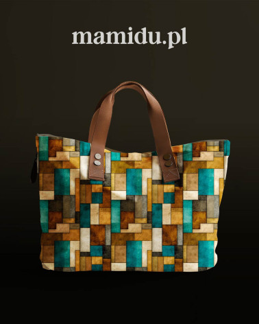 Retro blocks 01 – retro bloki, turkus i rdza | Mamidu