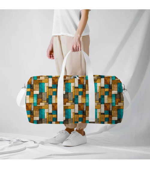 Retro blocks 01 – retro bloki, turkus i rdza | Mamidu