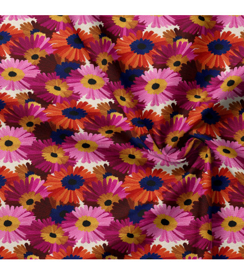 Retro daisy 01 – retro stokrotki, efekt haftu | Mamidu